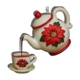 thumbnail image 3 of QIPOPIQ Vintage Christmas Teacup And Teapot Festive Decoration, 3 of 3