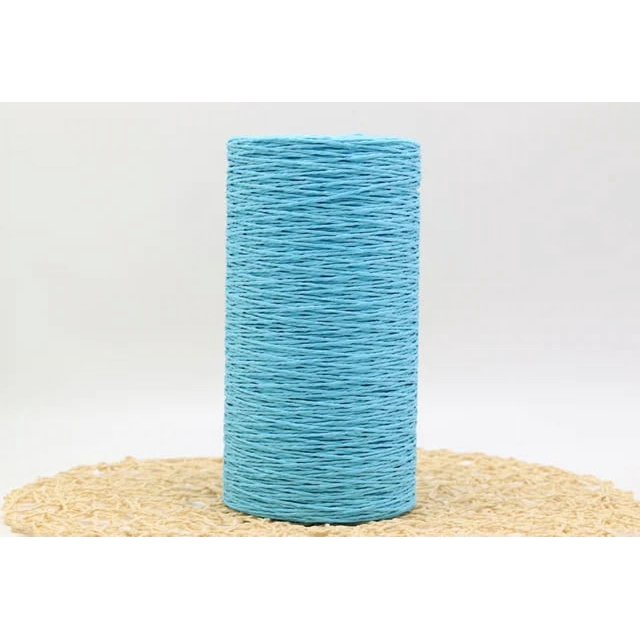 Fil de Paille Raphia 460g/lot Tricotage Fait Main Sacs à Chapeaux d'Été Fil à Crocheter pour Artisanat Matériel