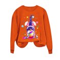thumbnail image 2 of EGNMCR T-shirt Imprimé de Pâques T-Shirts Graphiques pour Femmes Chemises pour Femmes Journée de Pâques Chandail à Capuchon Imprimé à Col Rond pour Femme Haut à Manches Longues T-Shirts pour Femmes, 2 of 3