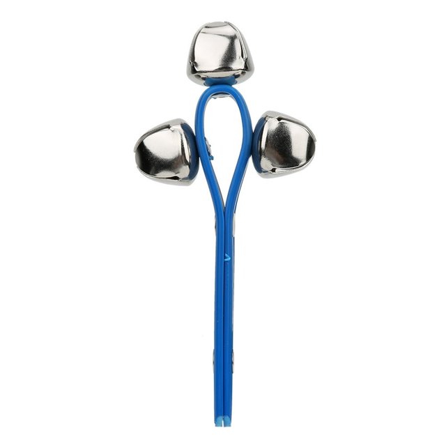 CUITING 3 Bells Handbell Shaker Bell Ring Kids Children Musical Educational Toys Percussion Instruments for Girls Boys Kids Preschool Educational Musical