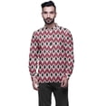 thumbnail image 1 of Atasi Mandarin Collar Short Kurta Mens ShirtWith Long Cuff Sleeves For Men, 1 of 1