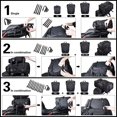 thumbnail image 4 of Motorcycle Bag Tail Bag Waterproof Large Capacity Backpack Pannier Bag Versatile Bag with straps (Yellow, 20L), 4 of 15