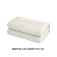 thumbnail image 3 of Birdeem Mattress Pad,Extra Thick Mattress Topper with Non-Slip Bottom,Breathable and Machine Washable Design,Soft Polyester Fiber Fill for Enhanced Support,Foldable for Easy Storage,Size 35 X 79", 3 of 8
