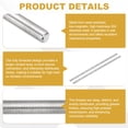 thumbnail image 3 of Uxcell 2Pcs Fully Threaded Rod, M10 x 1.25mm Pitch 304 Stainless Steel Right Hand Fine Threads Studs, 250mm/10" Long Threaded Screw Rods Fasteners for Anchors Bolts Hangers Clamps U Bolts, 3 of 6