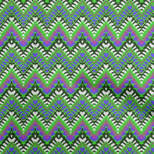 oneOone Rayon Light Green Fabric Ikat Craft Projects Decor Fabric Printed By The Yard 56 Inch Wide