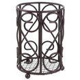 thumbnail image 2 of Scroll Collection Steel Cutlery Holder with Mesh Bottom and Non-Skid Feet, Bronze, 2 of 5