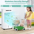 thumbnail image 2 of Giantex 3-in-1 Evaporative Air Cooler, Portable Oscillating Swamp Cooler w/ 3 Modes & 2 Ice Packs, Air Cooler for Room Home Office, 2 of 10