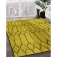 thumbnail image 3 of Ahgly Company Tapis d'Intérieur Lavable en Machine Carré Transitionnel Bisque Foncé Brun, 8 Pieds Carré, 3 of 7