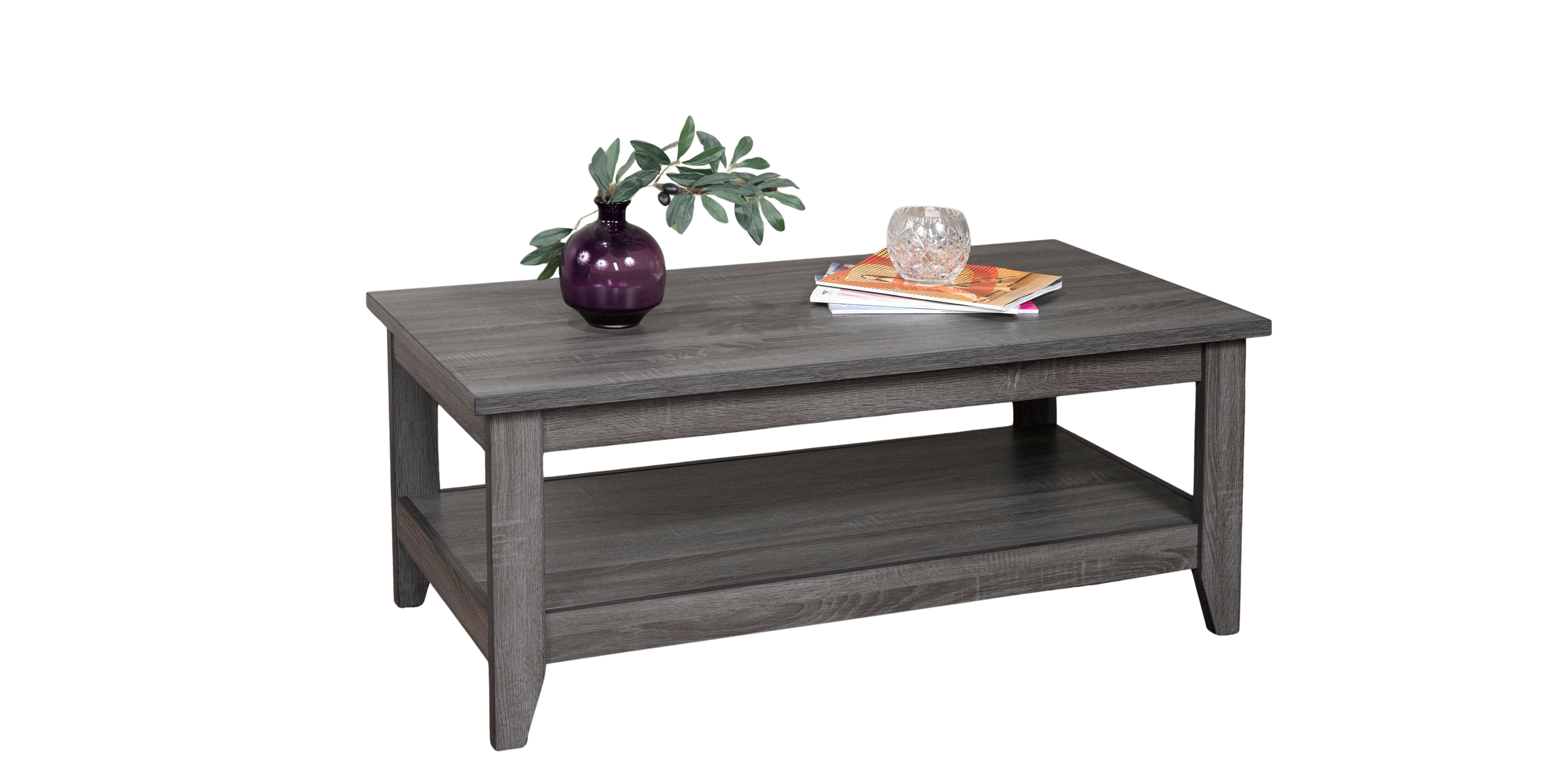 K-Living Agatha MDF Coffee Table for Living Room in Tallisa Oak Finish