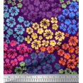 thumbnail image 1 of Soimoi Poly Georgette Fabric Artistic Flower Decor Fabric Printed Yard 42 Inch Wide, 1 of 3