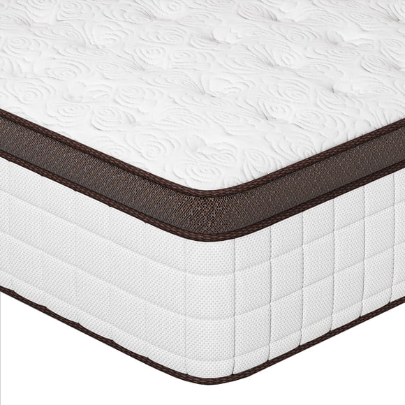gunugu 12 inch Twin Mattress in a Box, Medium Firm Twin Size Mattresses, Cooling Gel Memory Foam Hybrid Mattress with Individually Wrapped Pocket Coils, CertiPUR-US