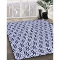 thumbnail image 3 of Ahgly Company Machine Washable Indoor Rectangle Transitional Heavenly Blue Area Rugs, 2' x 3', 3 of 7
