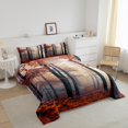 thumbnail image 3 of Erosebridal Autumn Fall Bedding Twin Comforter Set,Botanical Branches Down Comforter,Plants Bedroom Decor,Reversible,Lightweight,2-Piece, 3 of 7