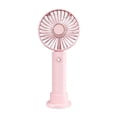 thumbnail image 2 of Pink Portable Handheld Small Fan Usb Charging Mini Rechargeable Student Dormitory Office Compact Design Long Battery Life Efficient Cooling Lightweight, 2 of 9
