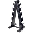 thumbnail image 1 of PRISP 5-Tier Dumbbell Weight Rack - Vertical A-Frame Stand for Weight Set Storage, Holds 5 Pairs, Rack Only, 1 of 6