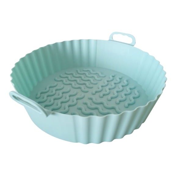 CEHVOM Reusable Air Fryer Silicone Baking Pan Air Fryer Silicone Pad Air Fryer Lined 7.5 Inch Clearance