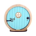 thumbnail image 2 of XZNGL 3D Diy Garden Tree Doors Miniature Door Decoration Tale Mini Gift for Kids, 2 of 3