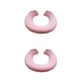 thumbnail image 1 of Thinsony Acrylic Fibers Made Toilet Mat Removable And Fits Most Toilets U Shape Pink 2Set, 1 of 6