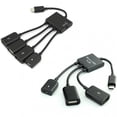 thumbnail image 2 of Connecteur de Câble Micro USB OTG pour Concentrateur de Charge, Séparateur pour Téléphone Intelligent, Tablette, PC, 2 of 4