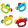 thumbnail image 1 of Hand Jingle Tambourine Mini Percussion Instrument Smooth Sound Kids Party School Family Musical Toy, 1 of 6