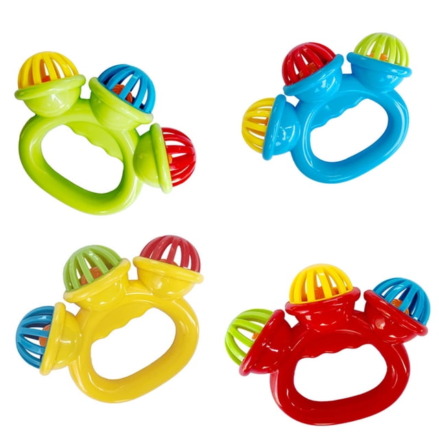 Hand Jingle Tambourine Mini Percussion Instrument Smooth Sound Kids Party School Family Musical Toy