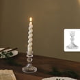 thumbnail image 4 of French Relief Glass Candlestick With Medieval High Tables Atmospheres Candlestick Home Dining Room Decoration, 4 of 6