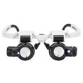 thumbnail image 1 of Glasses Magnifier Head Wearing Magnifying Glass with LED Light for Reading Repairing, 1 of 14