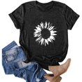 thumbnail image 5 of Birdeem T-Shirt Blouse à Manches Courtes à Col Rond Imprimé pour Femmes Grande Taille, 5 of 5