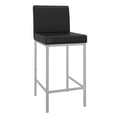 thumbnail image 1 of Set of 2 Modern Counter Stools, Black, 1 of 7