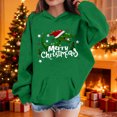 thumbnail image 2 of Girls Long Sleeve Tops, Pullover Sweatshirt with Crewneck and Pocket, 2 of 9