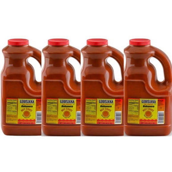 Louisiana Sauce Piquante Habanero en Vrac pour Services Alimentaires 1 Gallon - 4/caisse