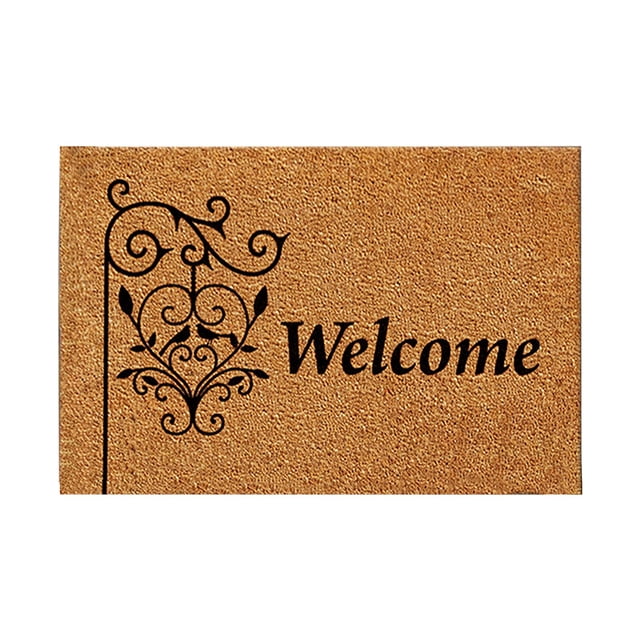 Catégorie de Produit Tapis Titre de Produit Tapis de Bienvenue Floral Fleur Paillasson en Fibre de Coco Paillasson Coloré de Printemps Tapis de Porte Intérieur Entrée Mignon Décoratif Paillassons Extérieurs Non Tapis de Porte Extérieurs pour Tapis de Porte d'Entrée 16*24