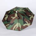 thumbnail image 3 of Chapeau Parapluie de Pêche Pliable Équipement de Soleil pour Amateurs de Plein Air Couvre-Chef Réutilisable Ajustable pour Pêche Randonnée Camping Aventures, 3 of 3