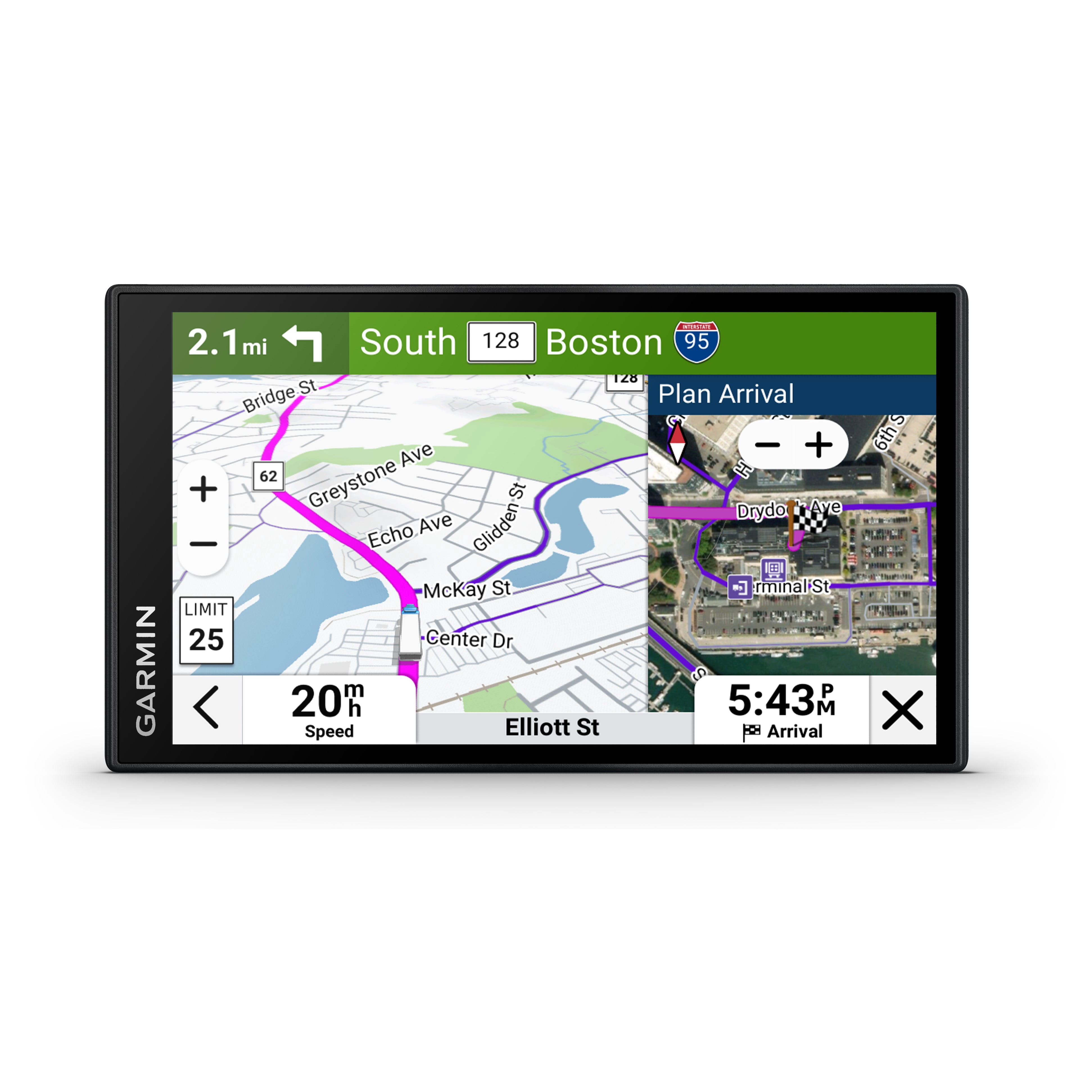 Navigateur GPS pour camion à écran 6 pouces Garmin dēzl™ OTR620 - Noir