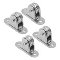 thumbnail image 1 of Stainless Steel Small Pulley Block Silent Pulley for DIY Equipment Wire Rope Rail Sliding Gate, Effortless , Noiseless, 176 Lb Load Capacity, 1 of 8