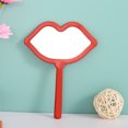 thumbnail image 2 of Shisuyan 3Pcs Hand Mirror Salon Hairdresser Hand Held Lips Shaped Mirror Multi-Function Travel Makeup Mirror, 2 of 8