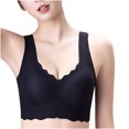 thumbnail image 1 of Timegard Womens Plus Size Bras Wireless Seamless Full Coverage Smoothing Comfort Bras Sleep Bralette, 1 of 3