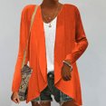 thumbnail image 1 of Chemises d'Automne pour Femmes Mode Cardigan Ample à Manches Longues Coloré Veste en Tricot Hauts Longs Cardigans pour Femmes en Liquidation, 1 of 6