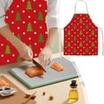 thumbnail image 1 of Vaidha Christmas Classic Holiday Linen Apron, 1 of 6