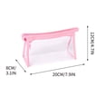 thumbnail image 2 of Vaidha Fashion Transparent Pencil Bag Student Large-capacity Stationery Storage Bag Examination Storage Bag, 2 of 2