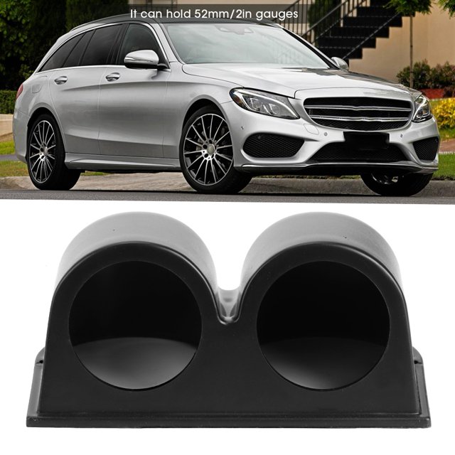 Meter 52mm/2in 2-Hole Gauge Mount Holder Car Dash Meter Pod Universal Auto Accessory