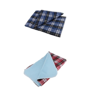 2 Pieces Reusable Incontinence Pad Waterproof Bed Pad for Absorbent Bed