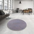 thumbnail image 3 of Ahgly Company Indoor Square Mid-Century Modern Gray Oriental Area Rugs, 4' Square, 3 of 6