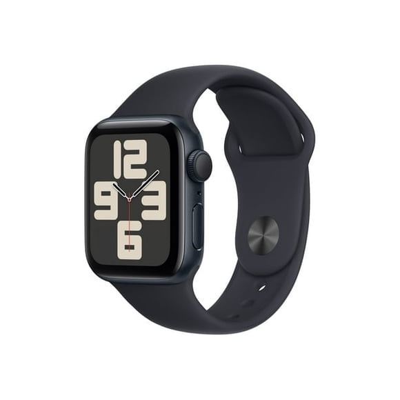 Restored Apple Watch SE 2nd Gen 40mm Midnight Aluminum with Midnight Sport Band GPS (M/L) - Refurbished Fair