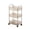 A-587, variant on 3-Tier Rolling Storage Cart, Plastic Multi-Room Organizer, Easy Mobility, Versatile Design, for Kitchen Office Living Room, Space-Saving Storage, Compact Bench Top Organizer Hzhnb | Plastic, B