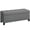Dark Grey, variant on HOMCOM Storage Ottoman Bench, 47 Inches Linen Storage Chest, Cream White