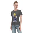 thumbnail image 4 of T-Shirt Basique à Manches Courtes pour Femmes Super Saiyan, 4 of 6