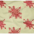 thumbnail image 4 of oneOone Organic Cotton Poplin Twill Fabric Floral Block Decor Fabric Printed BTY 42 Inch Wide, 4 of 4