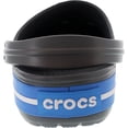 thumbnail image 3 of Crocs Men's Crocband Charcoal/Ocean Ankle-High Rubber Sandal - 5M, 3 of 3