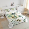 thumbnail image 4 of Erosebridal Cartoon Dragonfly Bedding Toddler Comforter Set, Chic White Floral Down Comforter, Spring Garden Decor, Reversible 2-Piece, Reversible, 4 of 7